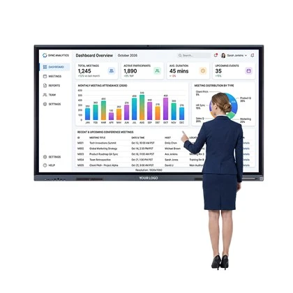 Bærbar Smart Board Interactive Whiteboard